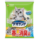 ユニチャーム デオサンド オシッコのあとに香りで消臭する砂 ナチュラルソープの香り 5000ml