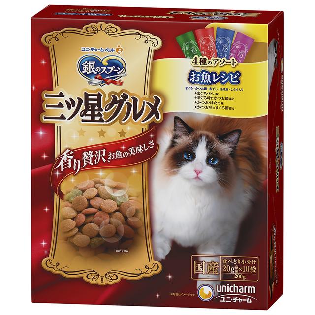 尤妮佳三星级美食4种什锦鱼食谱200g