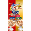 ユニチャーム 銀のスプーンパウチ 2種のアソート まぐろ／まぐろ・かつおにかつお節入り 240g