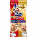 Unicharm 银勺小袋 2 种什锦金枪鱼/金枪鱼/鲣鱼 shirasu 60g x 4 件