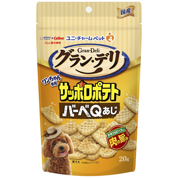 ユニ・チャーム株式会社　グラン・デリワンちゃん専用サッポロポテトバーベＱあじ ２０ｇ