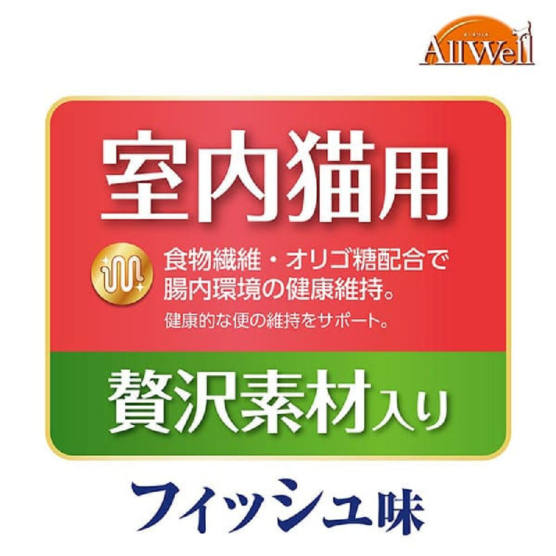 ユニ・チャーム AllWell 室内贅沢F味魚小魚ささみFD 140g