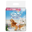 Unicharm Manual Wear 小型犬女童 S 码格纹牛仔布 36 件 *