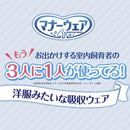 Unicharm Manner Wear 适合中型犬女童 L 码格子牛仔布 32 件 *