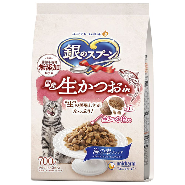 Unicharm Silver Spoon Domestic Bonito in Seafood Blend 700g