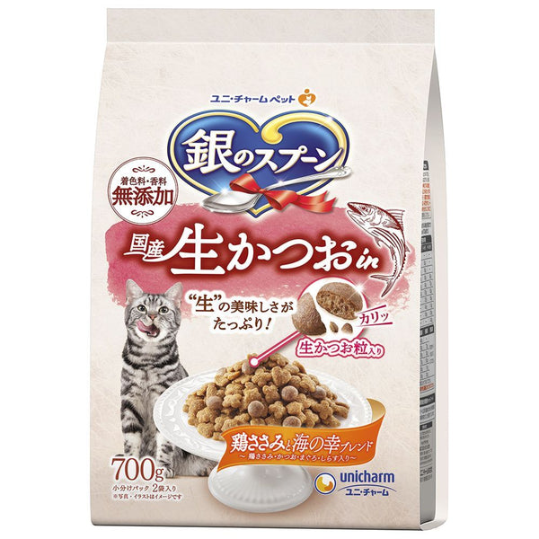 Unicharm Silver Spoon Domestic Bonito in Chicken Fillet 700g