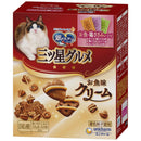 Unicharm three-star gourmet fish flavor cream fish and chicken fillet recipe 3 kinds of assortment 180g