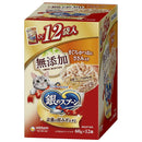 ユニ・チャーム 銀のスプーン パウチ無添加 まぐろ・かつおにささみ入り 60g×12袋