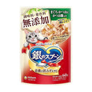 ユニ・チャーム 銀のスプーンパウチ無添加まぐろ・かつおにかつお節 60g