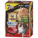 ユニ・チャーム 銀のスプーン 三ツ星グルメパウチ 国産まぐろ100％使用 フレークかつお入り 35g×7袋