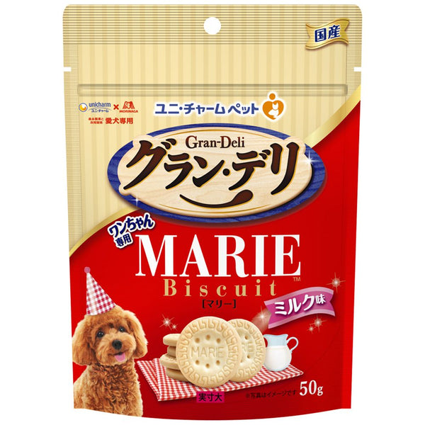 ユニ・チャーム グラン・デリ ワンちゃん専用マリービスケット ミルク味 ５０ｇ