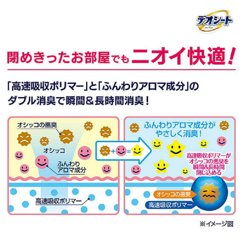 ユニ・チャーム デオシート 消臭 フローラルシャボン レギュラー 120枚