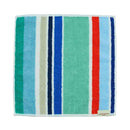 LTDSJapon 今治タオルハンカチ プチ カプリ ブラン ターコイズ 1枚