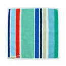 LTDSJapon 今治タオルハンカチ プチ カプリ ブラン ターコイズ 1枚