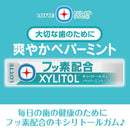 ◆ロッテ キシリトールガム+フッ素 ＜ペパーミント＞ 14粒