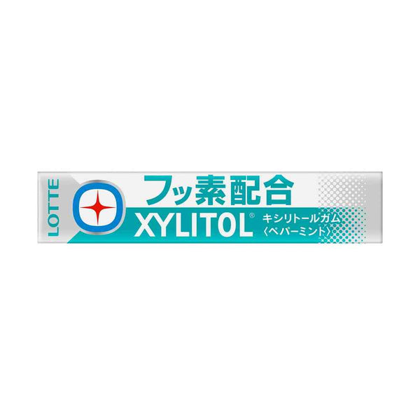 ◆ロッテ キシリトールガム+フッ素 ＜ペパーミント＞ 14粒