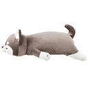 [Ribu Haato] Premium Nemunemu Animals Hugging Pillow M Cocoa 48906−38