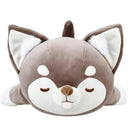 [Ribu Haato] Premium Nemunemu Animals Hugging Pillow M Cocoa 48906−38