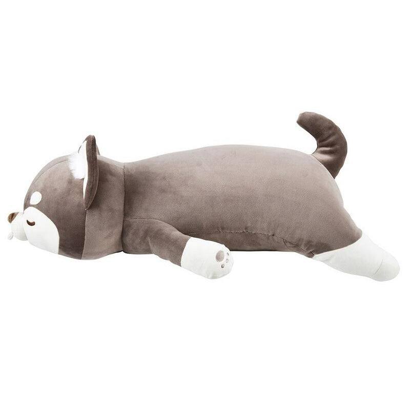 [Ribu Haato] Premium Nemunemu Animals Hugging Pillow M Cocoa 48906−38