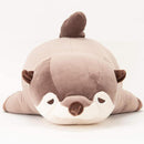 [Ribu Haato] Premium Nemunemu Animals Hugging Pillow L Kururi 58208−33