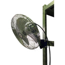 無給油エアモーター式工場扇 壁掛型 （アルミハネ45cm） メーカー直送 ▼返品・キャンセル不可【他商品との同時購入不可】