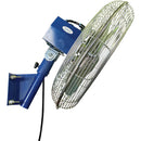 無給油エアモーター式工場扇 壁掛型 （アルミハネ45cm） メーカー直送 ▼返品・キャンセル不可【他商品との同時購入不可】