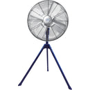 無給油エアモーター式工場扇 スタンド大型 （アルミハネ60cm）【直送品】 返品・キャンセル・他商品と同時購入は不可