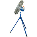 無給油エアモーター式工場扇 スタンド大型 （アルミハネ60cm）【直送品】 返品・キャンセル・他商品と同時購入は不可