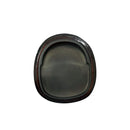 歙州硯 無紋硯 楕円 五吋・HJ65 【直送品】 返品・キャンセル・他商品と同時購入は不可