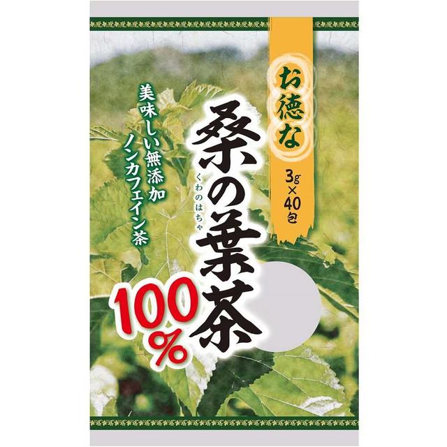 ◆ユウキ製薬 お徳な桑の葉茶100％ 3g×40包　