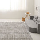 ポコポコシャギーラグ メルア GY 120x180   メーカー直送 ▼返品・キャンセル不可【他商品との同時購入不可】