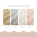 ポコポコシャギーラグ メルア GY 180x240   メーカー直送 ▼返品・キャンセル不可【他商品との同時購入不可】