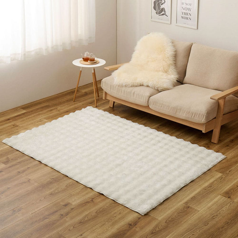 ポコポコシャギーラグ メルア IV 120x180   メーカー直送 ▼返品・キャンセル不可【他商品との同時購入不可】