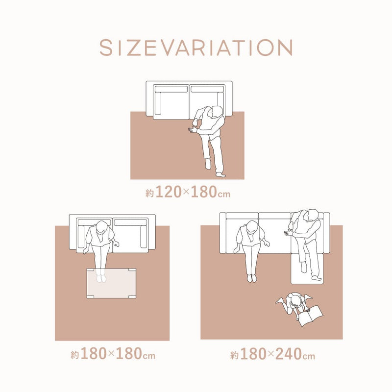 ポコポコシャギーラグ メルア IV 180x240   メーカー直送 ▼返品・キャンセル不可【他商品との同時購入不可】