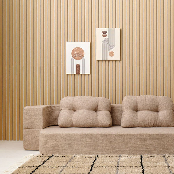 【6枚組】吸音パネル IPANELLA  ベージュ・ナチュラル メーカー直送 ▼返品・キャンセル不可【他商品との同時購入不可】