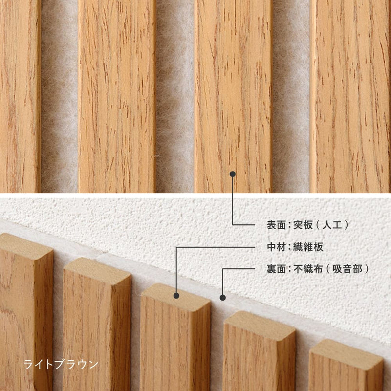 【6枚組】吸音パネル IPANELLA  ベージュ・Lブラウン メーカー直送 ▼返品・キャンセル不可【他商品との同時購入不可】