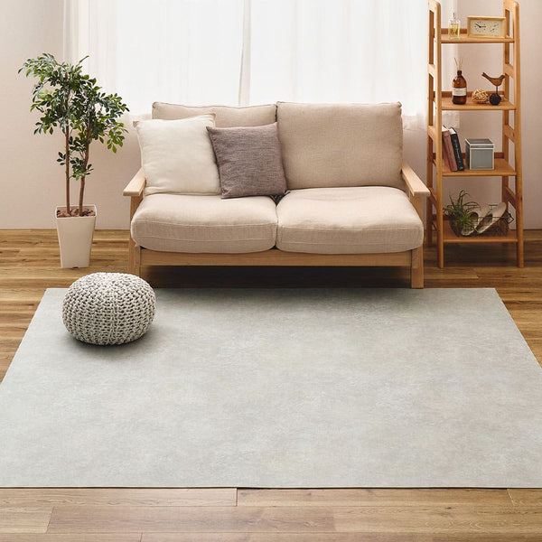 ペット対応 CF ラグ 約182×220cm モルタル メーカー直送 ▼返品・キャンセル不可【他商品との同時購入不可】