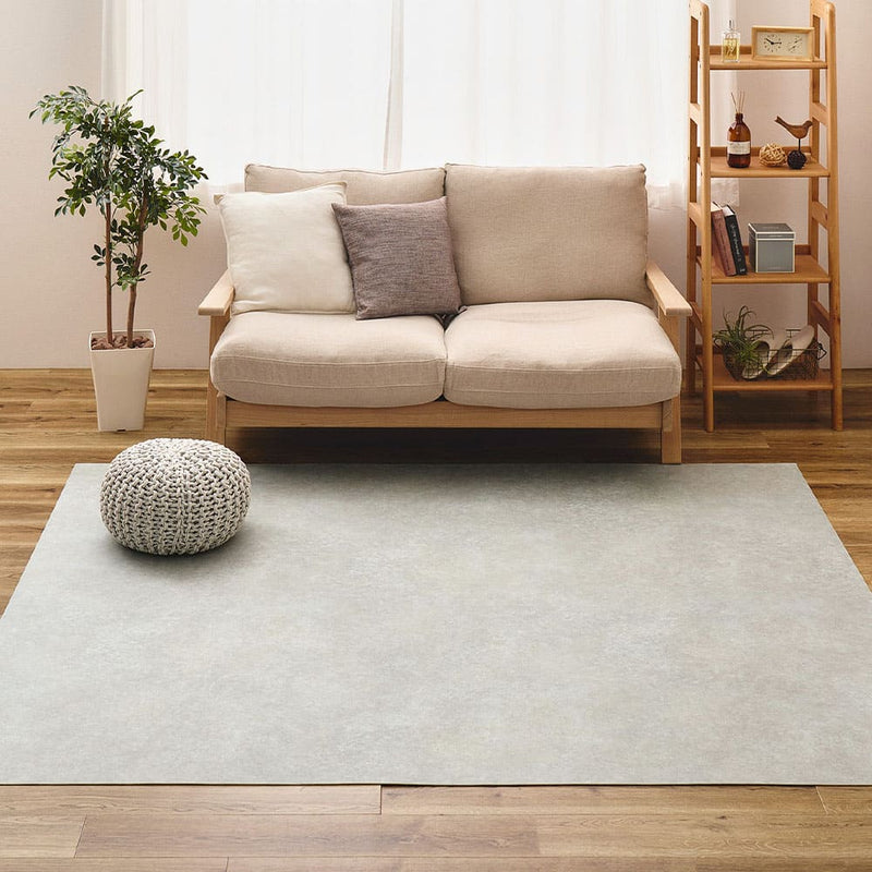 ペット対応 CF ラグ 約182×220cm モルタル メーカー直送 ▼返品・キャンセル不可【他商品との同時購入不可】