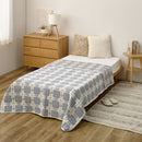 デザインガーゼケット シングル 約140×200cm スクエア メーカー直送 ▼返品・キャンセル不可【他商品との同時購入不可】