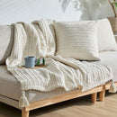 ブランケット アンネ 約130×180cm アイボリー 【直送品】 返品・キャンセル・他商品と同時購入は不可