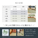 い草カーペット 清澄 江戸間2帖ブルー 【直送品】 返品・キャンセル・他商品と同時購入は不可