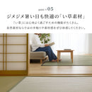 い草カーペット 清澄 江戸間6帖ブルー 【直送品】 返品・キャンセル・他商品と同時購入は不可