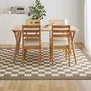 ダイニングラグ モニカ 約180×220cm ベージュ 【直送品】 返品・キャンセル・他商品と同時購入は不可