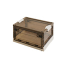 折りたたみ収納ボックス スモーク M 30L 3個セット 【直送品】 返品・キャンセル・他商品と同時購入は不可