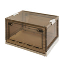 折りたたみ収納ボックス スモーク XXL 96L 3個セット 【直送品】 返品・キャンセル・他商品と同時購入は不可