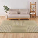 （6枚組）置き畳 凛 約82×82×2.5cm ナチュラル 【直送品】 返品・キャンセル・他商品と同時購入は不可