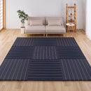 （9枚組）置き畳 凛 約82×82×2.5cm ブラック 【直送品】 返品・キャンセル・他商品と同時購入は不可