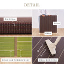 （9枚組）置き畳 凛 約82×82×2.5cm ブラック 【直送品】 返品・キャンセル・他商品と同時購入は不可