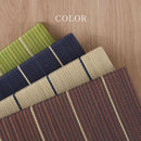 （12枚組）置き畳 凛 約82×82×2.5cm ブラウン 【直送品】 返品・キャンセル・他商品と同時購入は不可