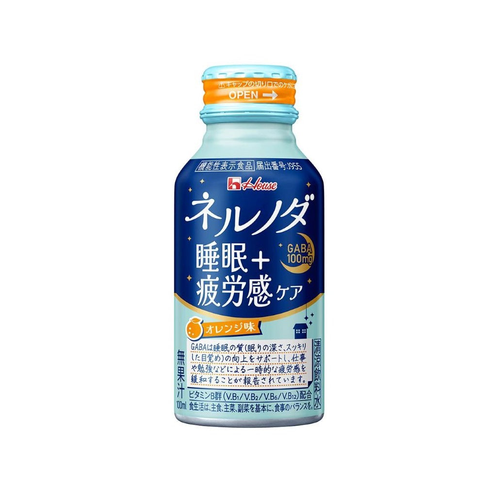 美容サプリメント健康飲料／ネクチュラ ◇【機能性表示食品】ハウス食品 ネルノダ睡眠＋疲労感ケア 100ml×6本